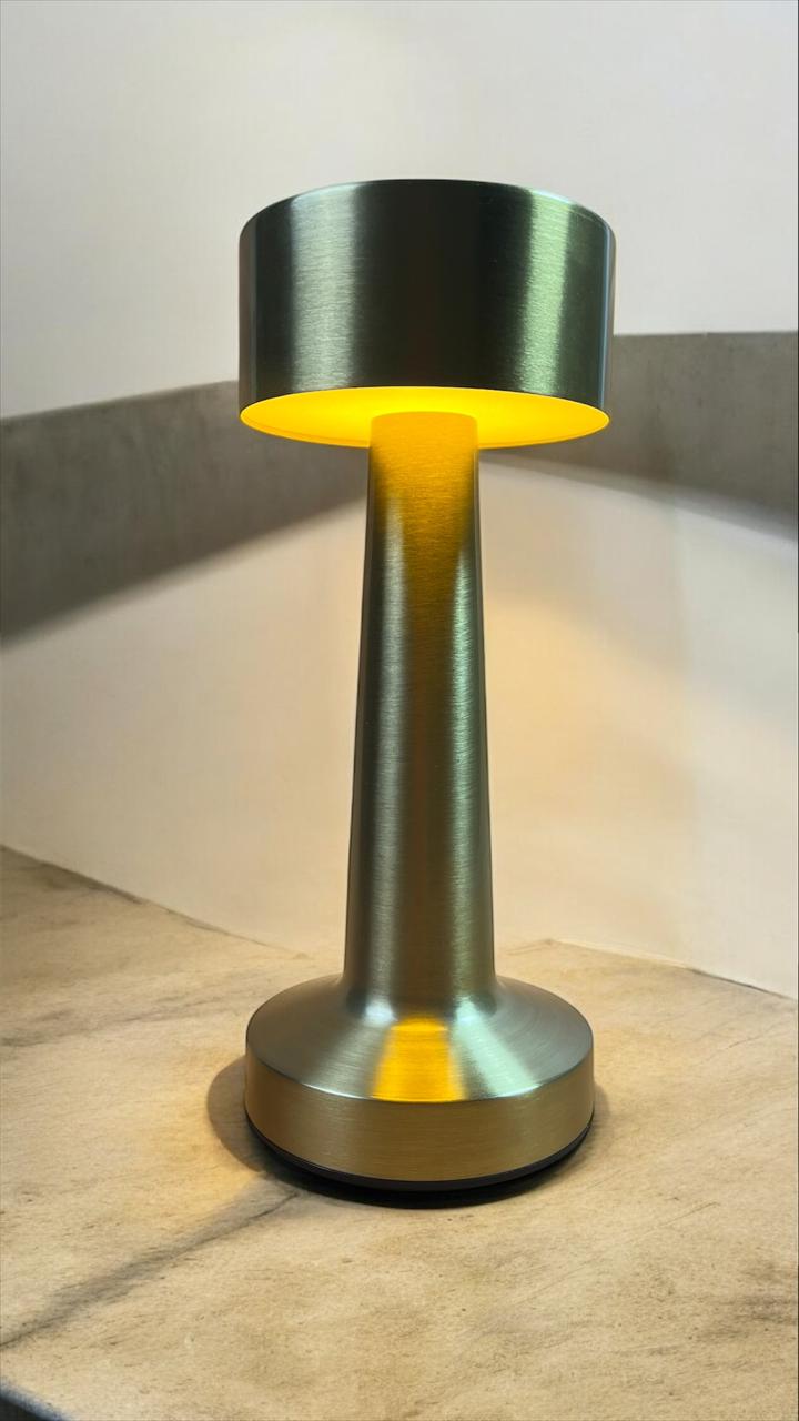 Metal Brass Led rechargeable Table Lamp