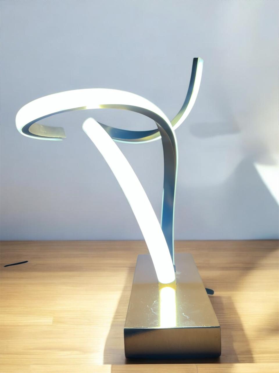 Twisted LED table Lamp with Dual Lights